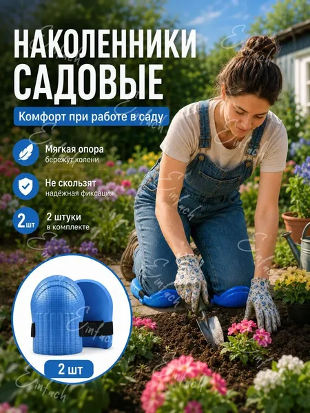 2 шт Наколенники садовые / строительные / универсальные
