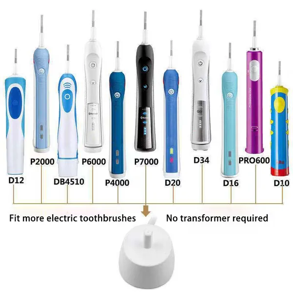 зарядка для зубной щетки OralB 3709 3728 3737 4717 4729 4736 8850, цвет белый