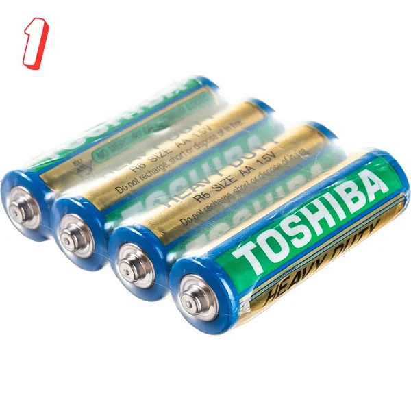 Солевой элемент питания R6 4/shrink 3400, 0.7 кг, (набор из 1 шт)