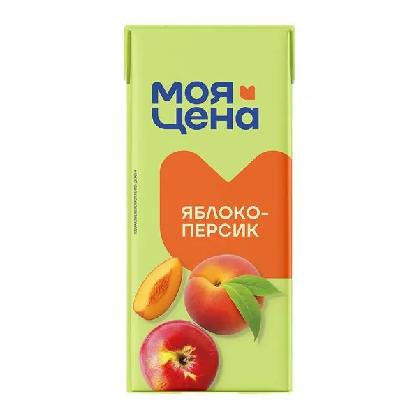Напиток Моя цена Яблочно-персиковый 930мл