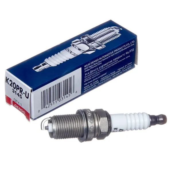 Свеча зажигания DENSO K20PR-U для LADA NISSAN RENAULT Largus Logan Megane Sandero K4M K7M K4J K7J SKODA Fabia Octavia, VOLKSWAGEN Golf Jetta, NISSAN Almera, CHERY GEELY, LIFAN ЛАДА, Ларгус РЕНО