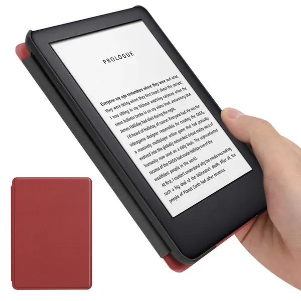 Чехол для Kindle Paperwhite 12 и Colorsoft Signature 7", бархатный, магнитный
