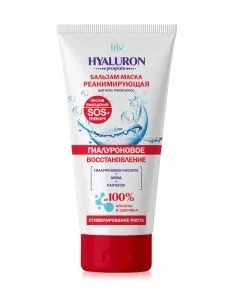 Iris HYALURON Program Бальзам-маска РЕАНИМИРУЮЩАЯ для всех типов волос, 180мл