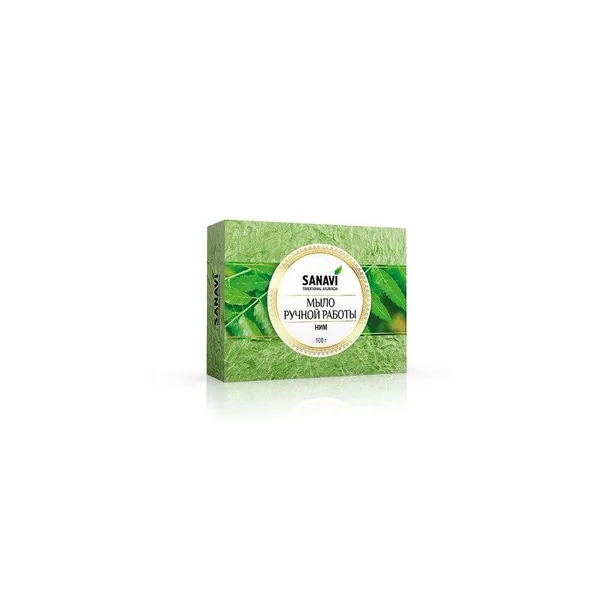 SANAVI Handmade soap Neem Мыло ручной работы Ним 100г