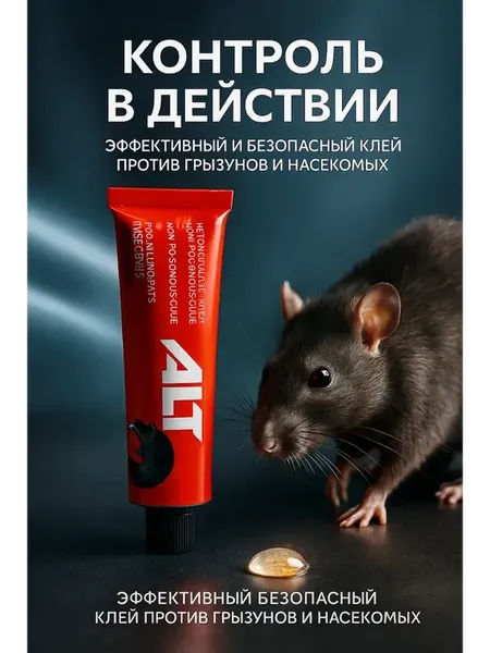 Клей от грызунов и насекомых ловушка