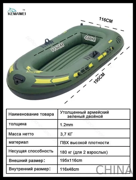 Лодка, 195 см