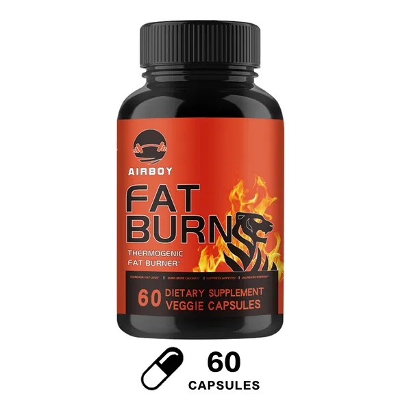 Капсулы Airboy Burn XT Thermogenic Fat Burner разработаны для усиления сжигания жира за счет повышения скорости метаболизма, а также для регулирования аппетита и снижения потребления калорий.