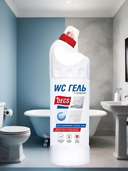 Средство DECS WC Гель с хлором 750 мл