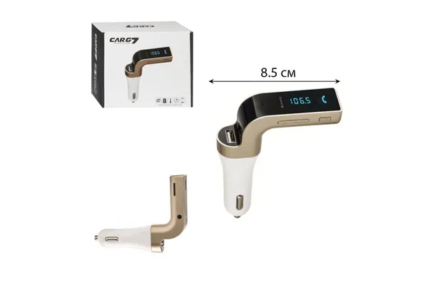Модулятор FМ CarG-7 USB, Micro SD, bluetooth
