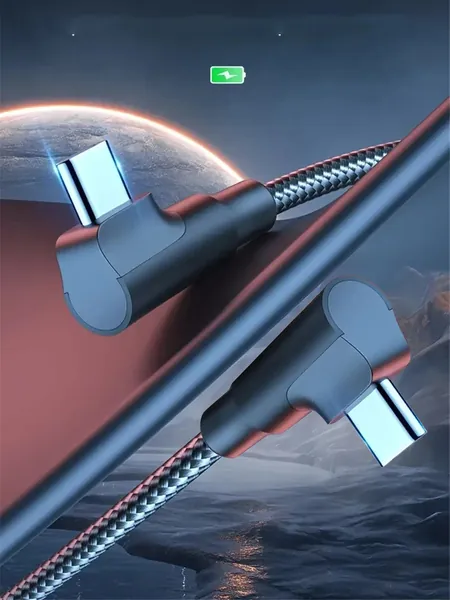 Кабель для мобильных устройств USB Type-C/USB Type-C, 1 м, черный