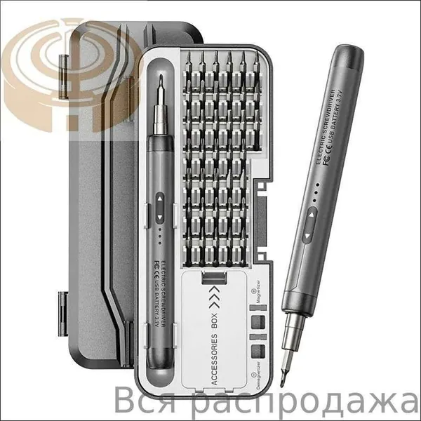 Отвертка электрическая аккумуляторная 46 в 1