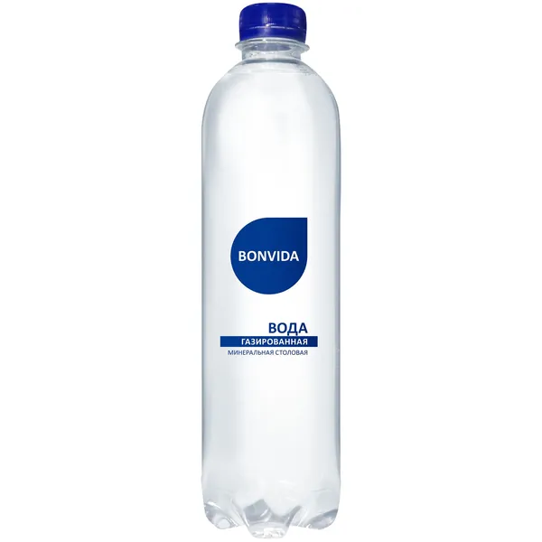 Вода питьевая BONVIDA газированная, ПЭТ, 1.5L