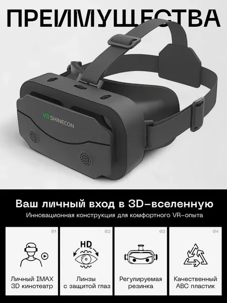 Очки виртуальной реальности, vr очки для смартфона