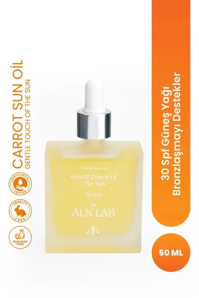 ALN Sun Oil SPF 30 солнцезащитное масло для интенсивного загара с маслом семян моркови, 50 мл. Средство обеспечивает ровный золотистый оттенок, защищает от UVA и UVB лучей, увлажняет кожу те