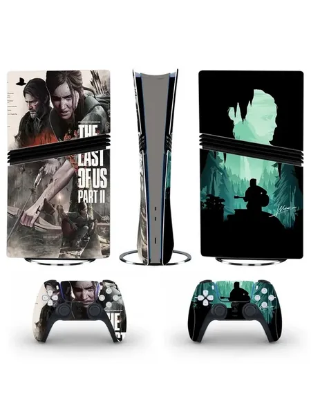 Наклейка для Sony PlayStation 5 Pro Digital Хаки бирюзовый