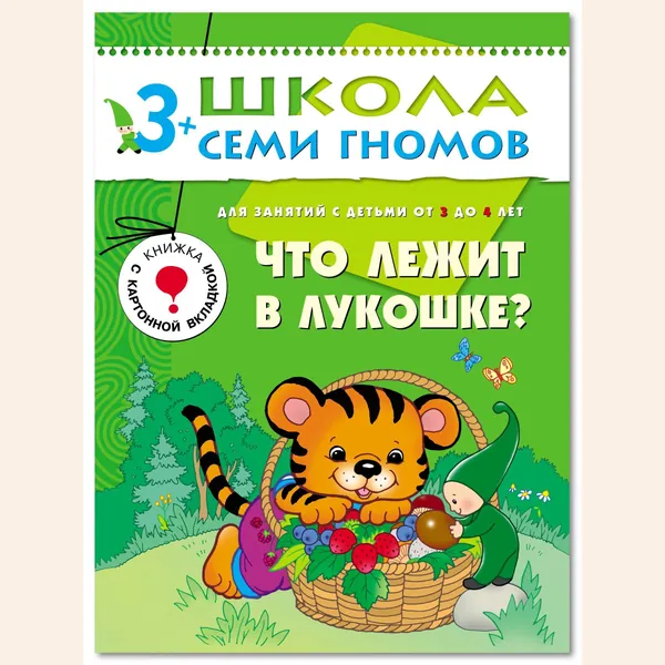Развивающие книги для малышей 3+. Годовой курс занятий для развития и обучения детей. Детский обучающий комплект. Школа Семи Гномов. 1 книжка / Набор из 12 книг / Новый Базовый курс | Денисова Даша