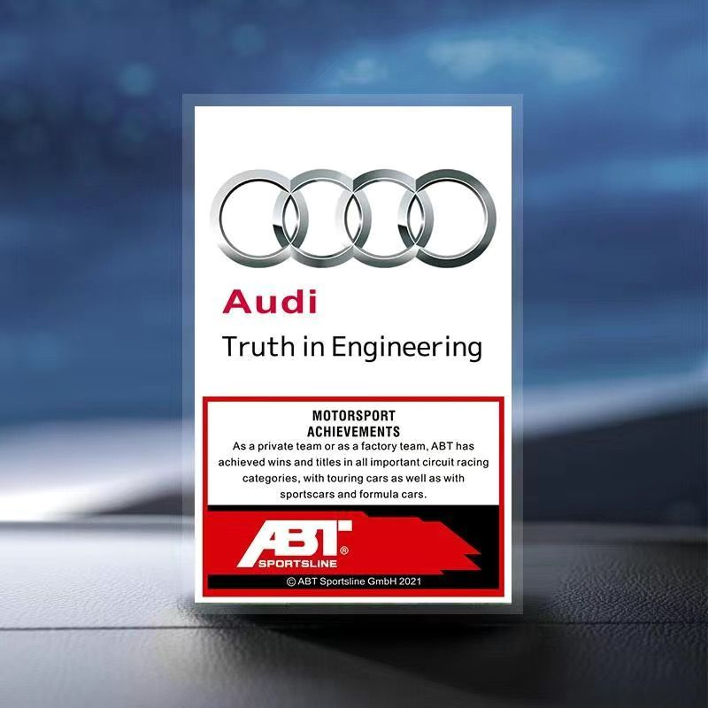 Наклейка под лобовое стекло AUDI/JDM Творческий автомобиль наклейки/статические наклейки