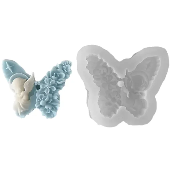 Силиконовые Формы для Ароматерапевтических Свечей Butterfly для Любителей Изготовления Свечей