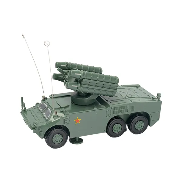 Модель военного автомобиля 1:72, сборная бронированная пусковая установка, игрушка для коллекции, украшение для дома, зеленая