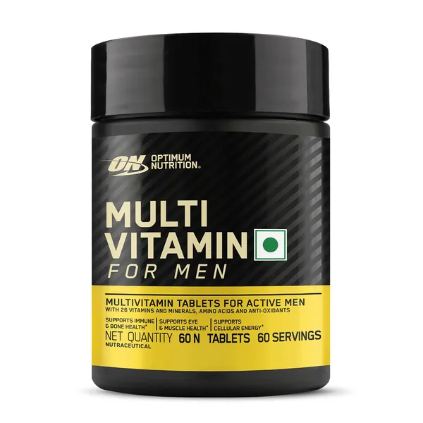 Optimum Nutrition мультивитамин для мужчин, 60 таблеток, 26 витаминов и минералов, амино кислот и антиоксидантов экстракт зеленого чая, бета-каротин, лютеин, набор 4 шт, ликопен вегетарианский