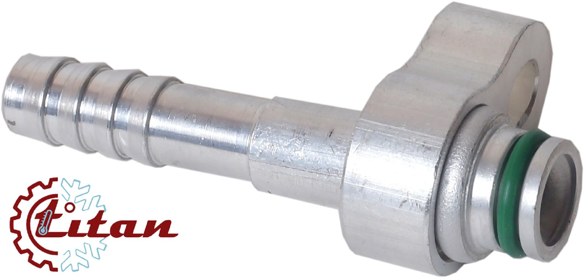 Фитинг алюминиевый 13мм 5/8 №10х180 NECK с фланцем TITAN