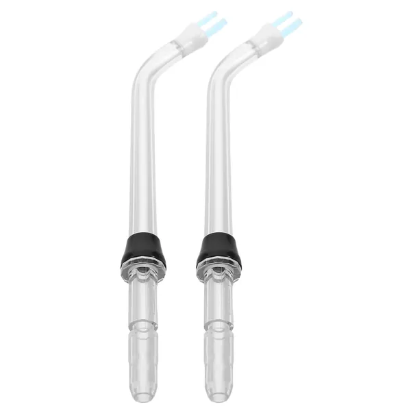 Насадки-распылители из акрила для ирригатора waterpik черного цвета, 2 шт, для ухода за полостью рта