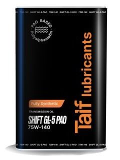 Масло трансмиссионное TAIF SHIFT GL-5 PAO 75W-140 (black) 1л