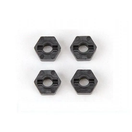 P2021 Хексы колесные 12mm из платика черного цвета для моделей Remo Hobby 1/16 Smax, S-evor, Rocket, Dingo