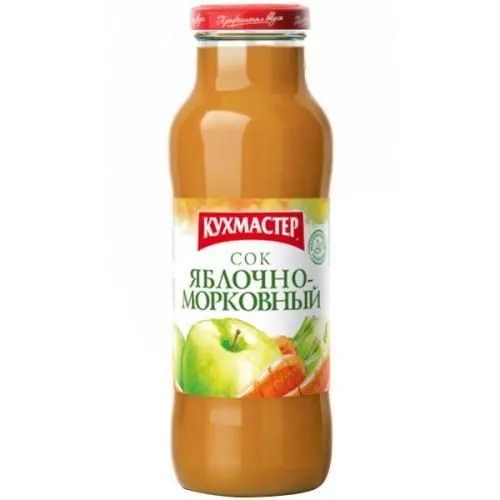 Сок Кухмастер яблочно-морковный, 0.68 л