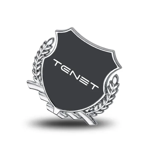наклейки на авто, наклейка на авто. TENET T7, TENET T4, TENET T8 (Тенет т7, Тенет т4, Тенет т8). Металлическая эмблема на автомобиль, Шильдик, эмблема, надпись, самоклеющаяся, 1 шт.