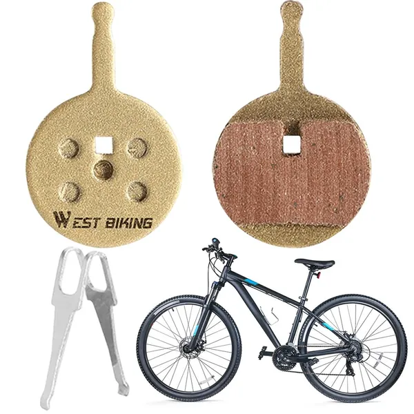 Тормозные колодки для велосипеда WEST BIKING металлические 37 24 мм
