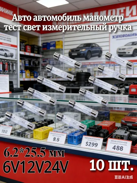 10 шт.6V 12V 24V ,6.2*25.5 мм Автомобильный тестер напряжения,электрическая измерительная ручка,индукционная лампа,Модель 85015/85016/85017 Ручка-детектор автомобильного электричества