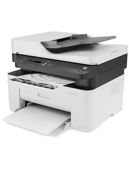 HP 4ZB84A МФУ лазерный Laser MFP 137fnw , A4, ч/б, печ. до 20 стр/мин., скан. до 15 стр/мин. (ч/б) 6 стр/мин. (цвет), 1200 x 1200 dpi (печать) 600x600dpi (скан.), USB, RJ-45, Wi-Fi, Air Print, Mopria