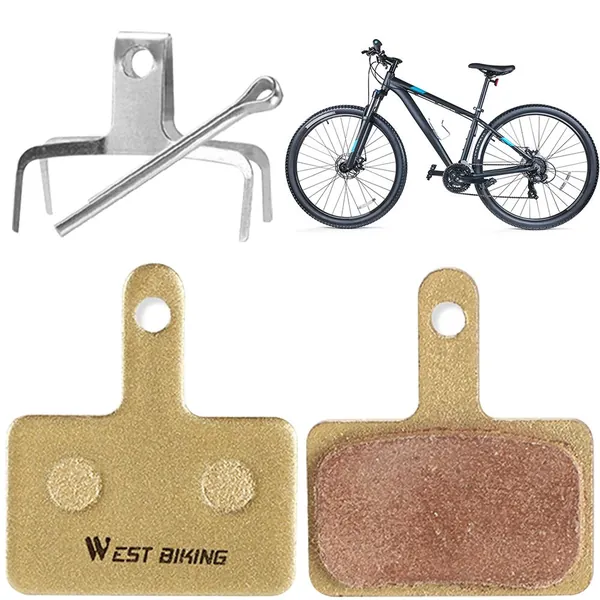 Тормозные колодки для велосипеда WEST BIKING, металлические, размер 30,5 35 мм