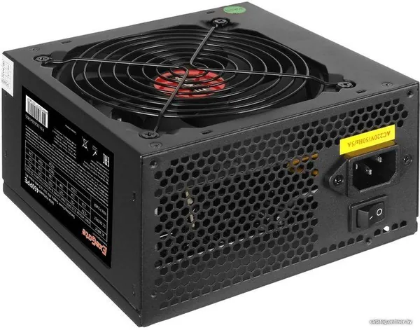 ExeGate EX260644RUS-S Блок питания 650W 650PPE (ATX, APFC, SC, КПД 80% (80 PLUS), 12cm fan, 24pin, 2x(4+4)pin, 2xPCI-E, 5xSATA, 3xIDE, black, кабель 220V 1,8м с защитой от выдергивания)