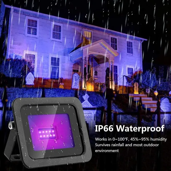 Ультрафиолетовый прожектор UV LED Flood Light УФ лампа , 395-400 нм 10Вт USB