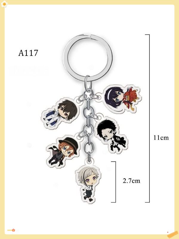 Bungo Stray Dogs Бродячие Псы Аниме Мультфильмы Брелок