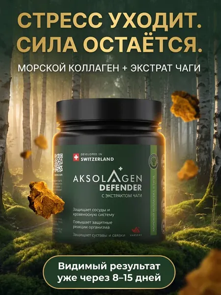 Морской неденатурированный коллаген порошок 2 типа чага