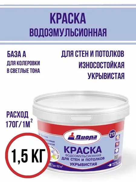 Водоэмульсионка для стен и потолков
