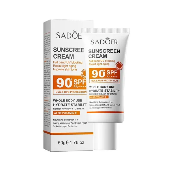 Солнцезащитный крем против старения ремонт освежающий уф защиты SPF90+
