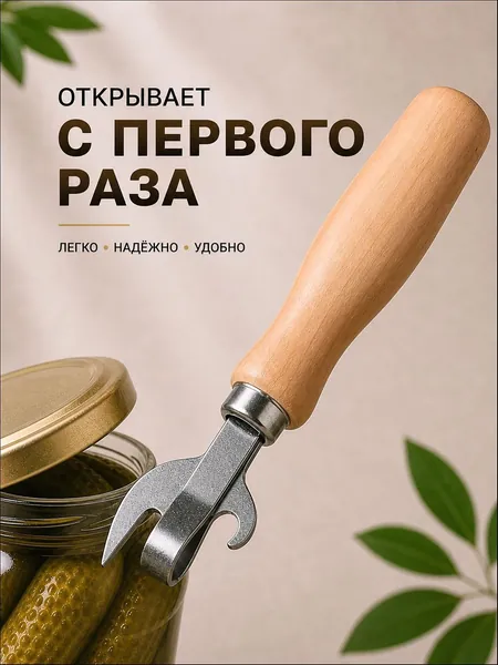 Открывалка, 17 см, 1 шт