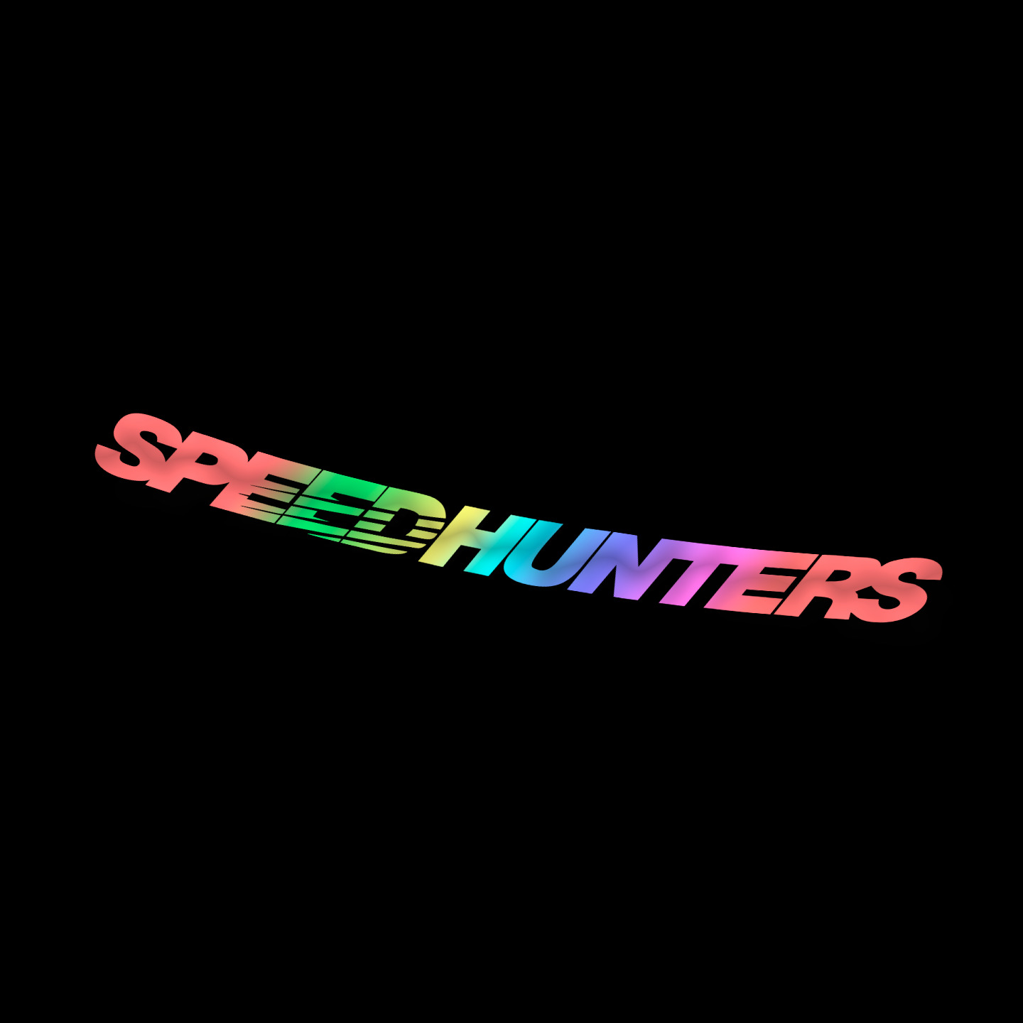 SPEEDHUNTER - Голографическая наклейка для JDM дорожки на авто!