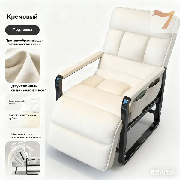 Кресло-кровать, 55х60х94 см,белый