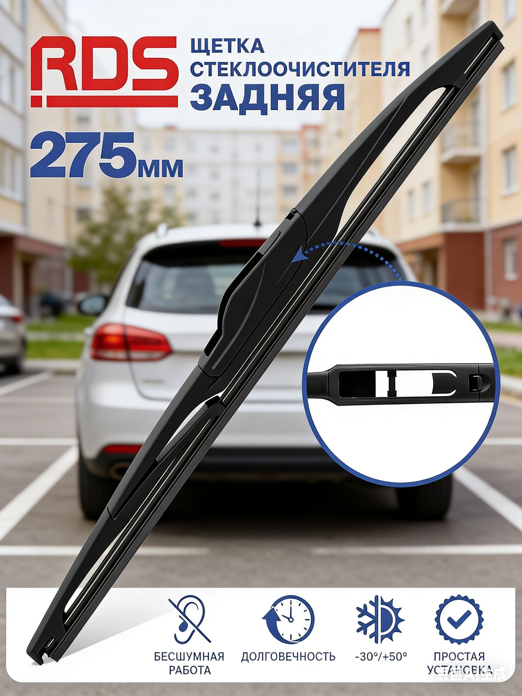 Щетка стеклоочистителя, арт. R275RH4, 27.5 см + 27.5 см