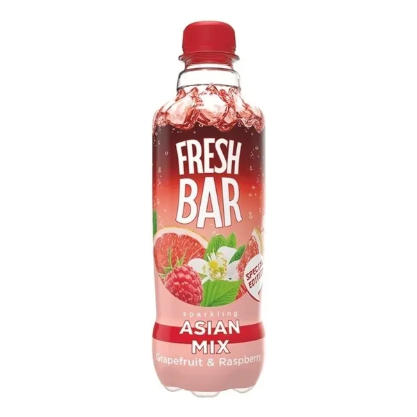 Газированный напиток Fresh Bar Asian Mix малина и грейпфрут 480 мл