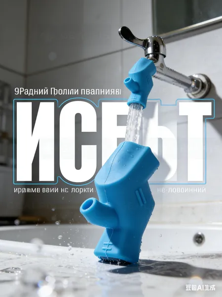Насадка на кран силиконовая универсальная набор 2 шт; гибкий удлинитель для смесителя 70 мм на кухню и в ванную; защитный аэратор от брызг для удобного умывания детей и полоскания рта.