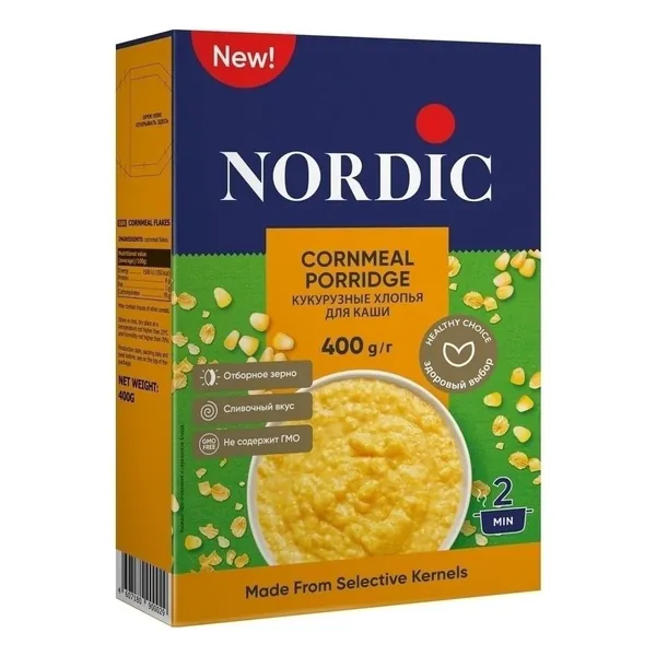 Хлопья Nordic кукурузные 400 г