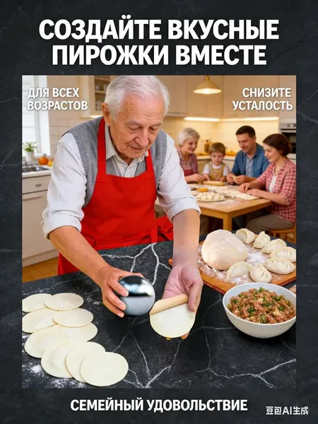 Скалка Тесто с регулировкой толщины теста