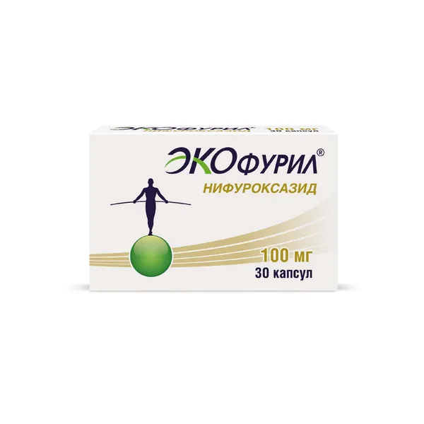 Экофурил капсулы 100мг 30шт