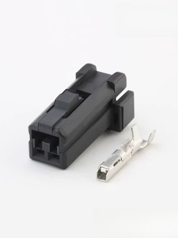 Разъем (колодка, фишка) 2 контакта (2 pin) мама 174056-2 подключения твиттеров, динамиков, внутренней проводки Mazda Honda Changan